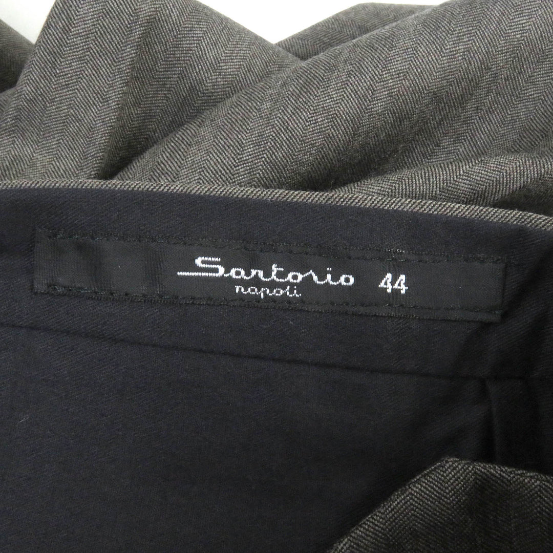 Pristine Sartorio suit single Brown wool mens 44