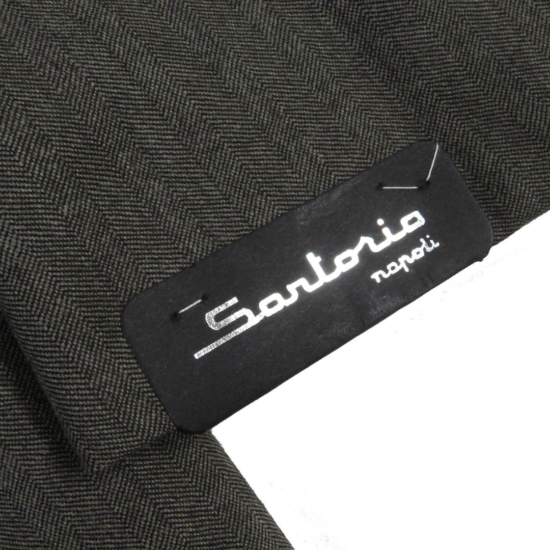 Pristine Sartorio suit single Brown wool mens 44
