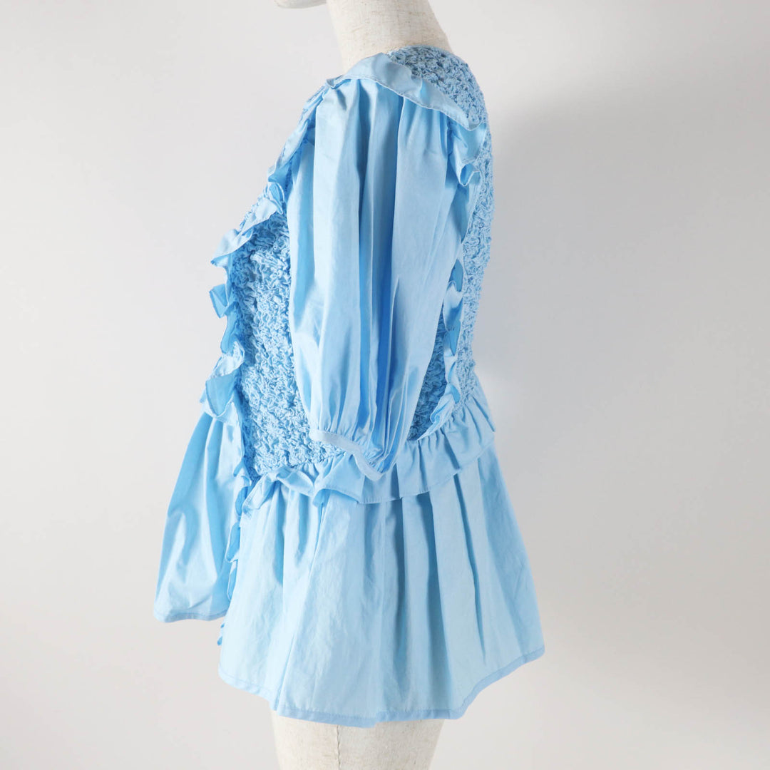 Pristine CECILIE BAHNSEN tops CARLOTTA TOP cotton 6 1577-343-1280-7100