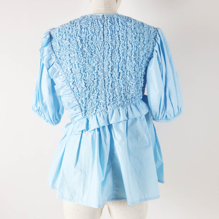 Pristine CECILIE BAHNSEN tops CARLOTTA TOP cotton 6 1577-343-1280-7100