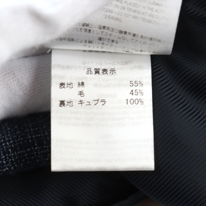 Excellent De Petrillo tailored jacket Single blue cotton mens 44
