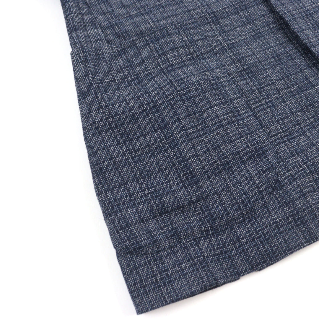 Excellent De Petrillo tailored jacket Single blue cotton mens 44
