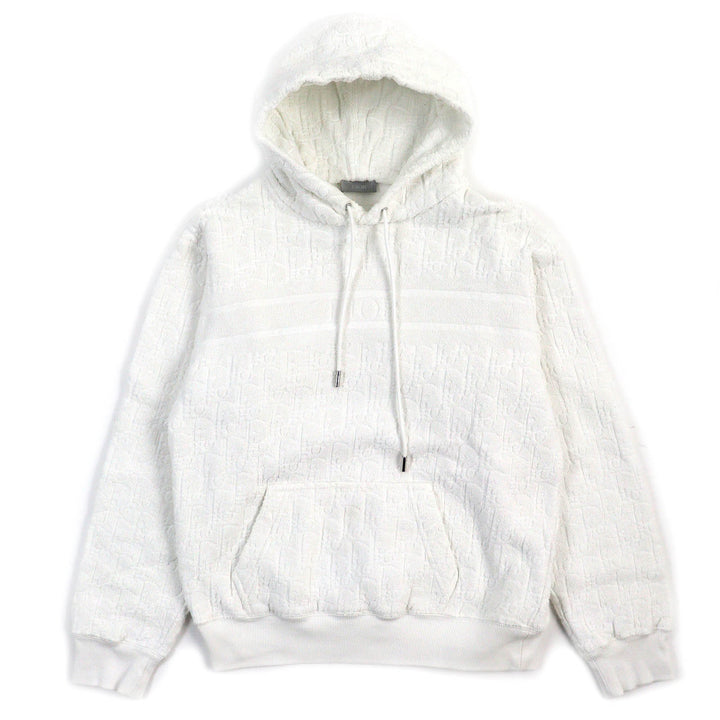 Very Good DIOR hoodie Oblique pile all-over print pullover XS 013J605C0607
