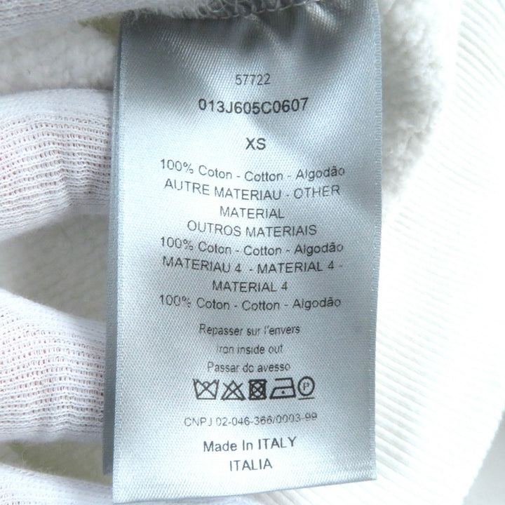 Very Good DIOR hoodie Oblique pile all-over print pullover XS 013J605C0607