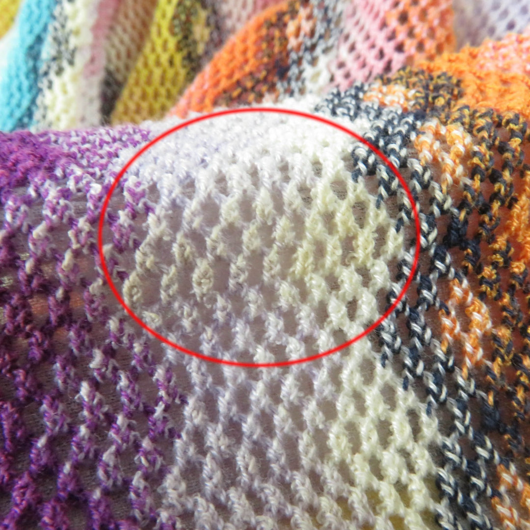 Missoni Jacket All-over pattern mesh cotton knit multicolor cotton Women 40