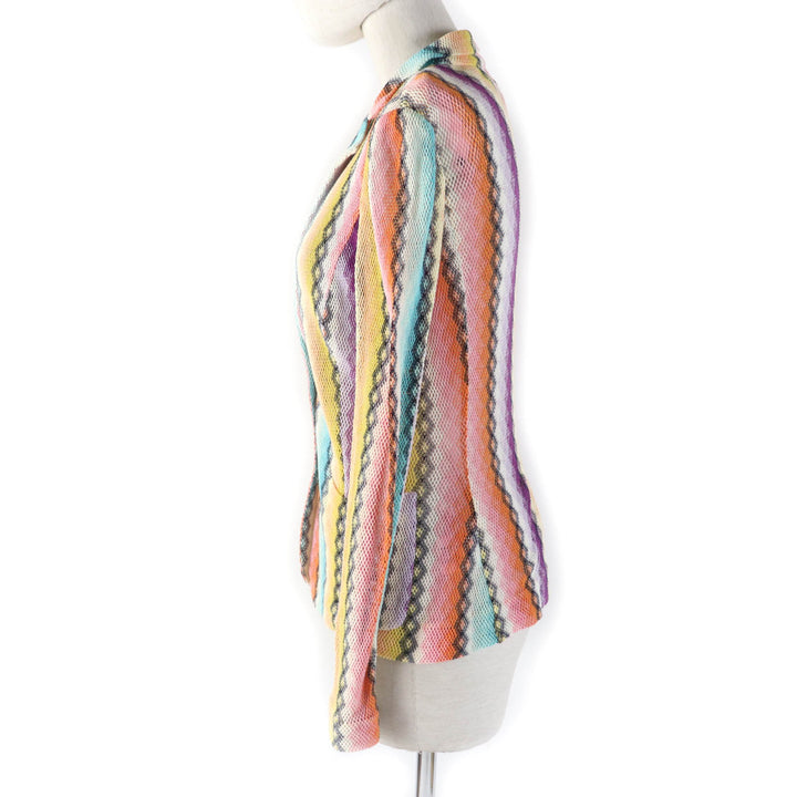 Missoni Jacket All-over pattern mesh cotton knit multicolor cotton Women 40