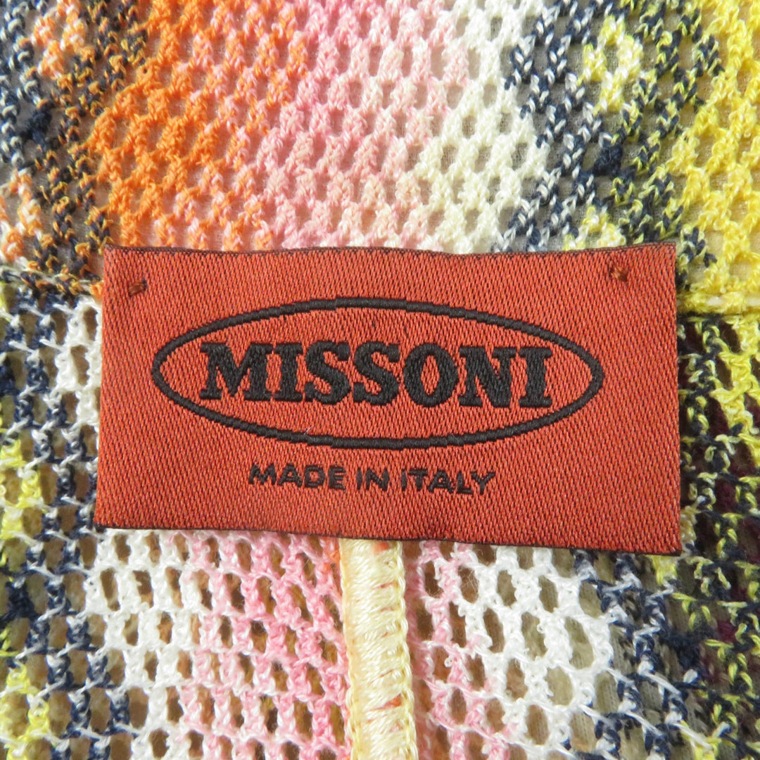 Missoni Jacket All-over pattern mesh cotton knit multicolor cotton Women 40
