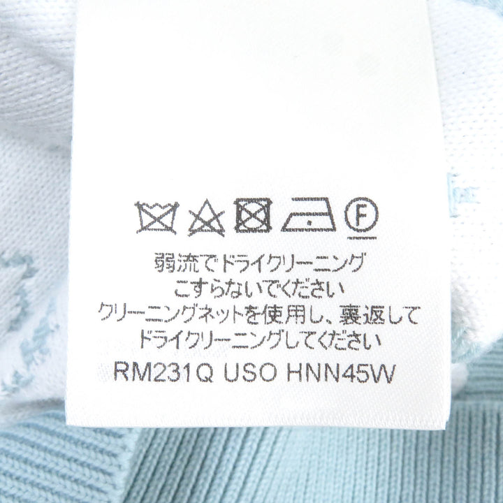 Excellent LOUIS VUITTON Parker Monogram Gradient Pullover Knit Light blue cotton mens XL