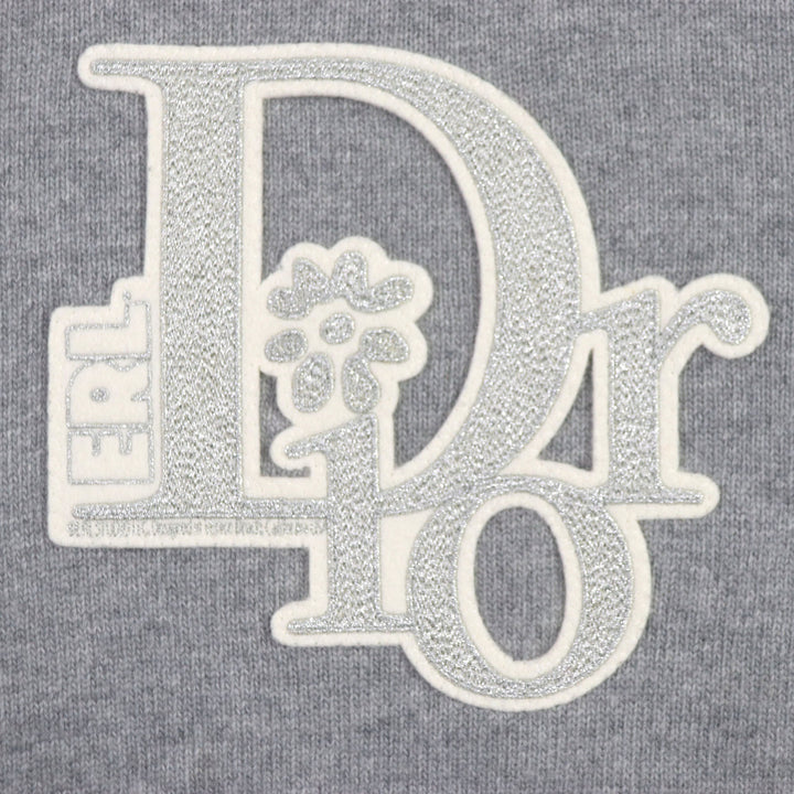 Excellent DIOR sweater DIOR BY ERL Glitter knit gray wool mens XXL 313M660AT516