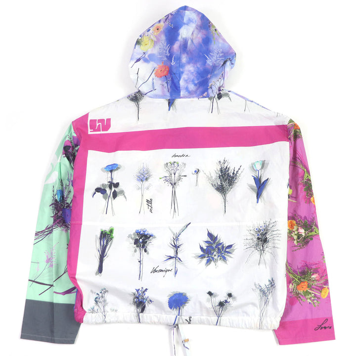 Pristine LOUIS VUITTON Parker Flower LV Logo Cotton Poplin Anorak Pullover mens