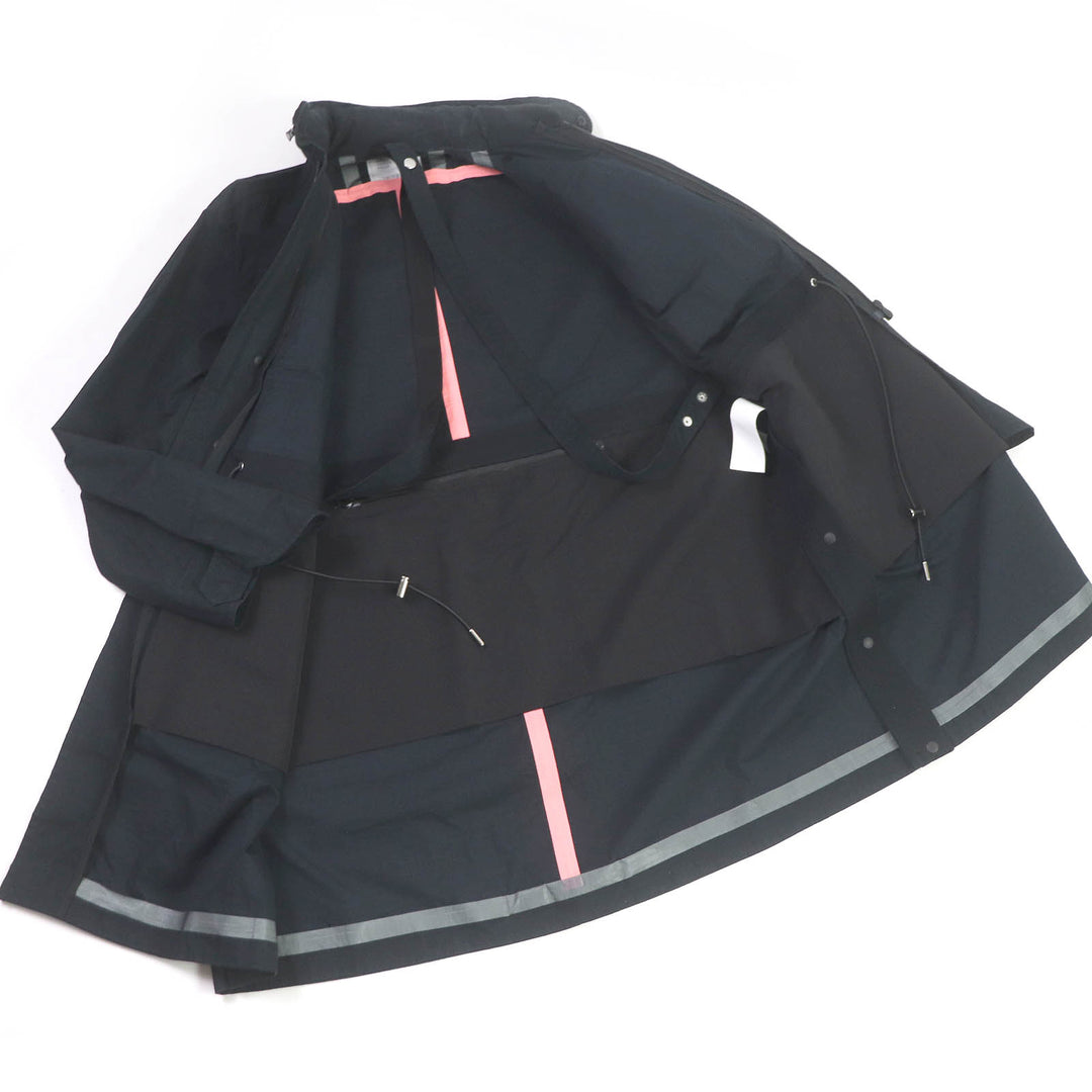 Great Sacai Military coat Olmetex Rip Stop Blouson black cotton mens 1 23-03186M