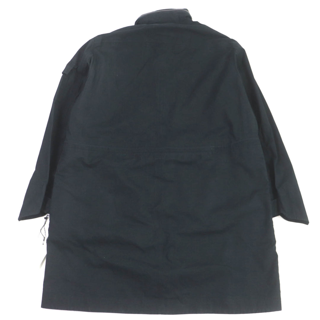 Great Sacai Military coat Olmetex Rip Stop Blouson black cotton mens 1 23-03186M