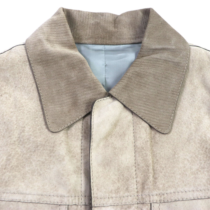 DIOR×Cactus Jack leather jacket Suede lining Sheep leather mens 50 283L417A0591