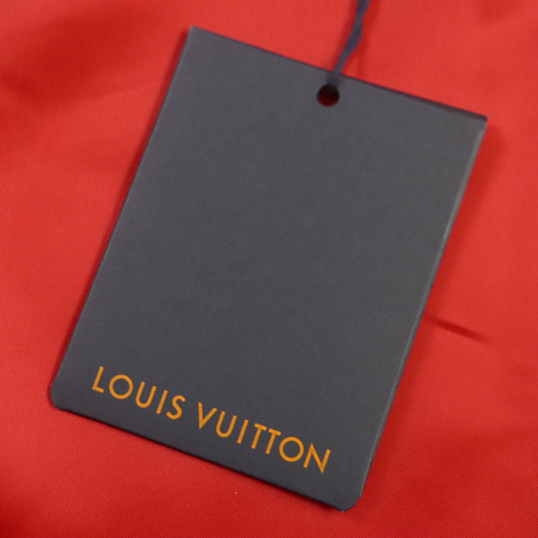 Pristine LOUIS VUITTON×Yayoi Kusama Jacket varsity jacket Cowhide mens 58 HOL31E