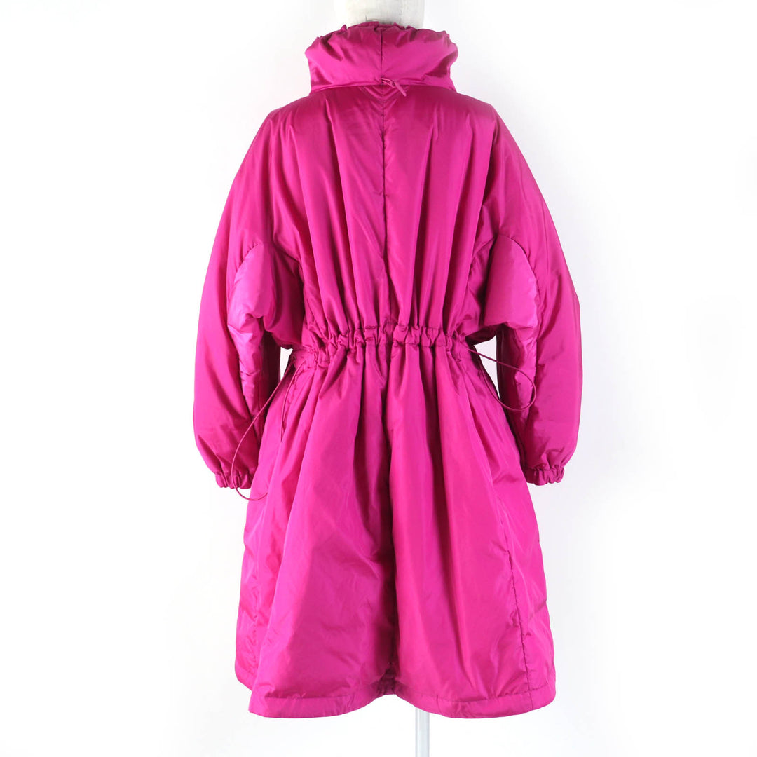 Pristine DRAWER down coat Leather logo patch pink Nylon Women F 6525-299-0788