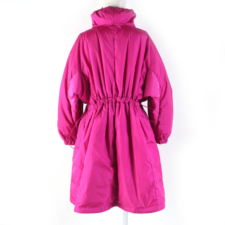 Pristine DRAWER down coat Leather logo patch pink Nylon Women F 6525-299-0788