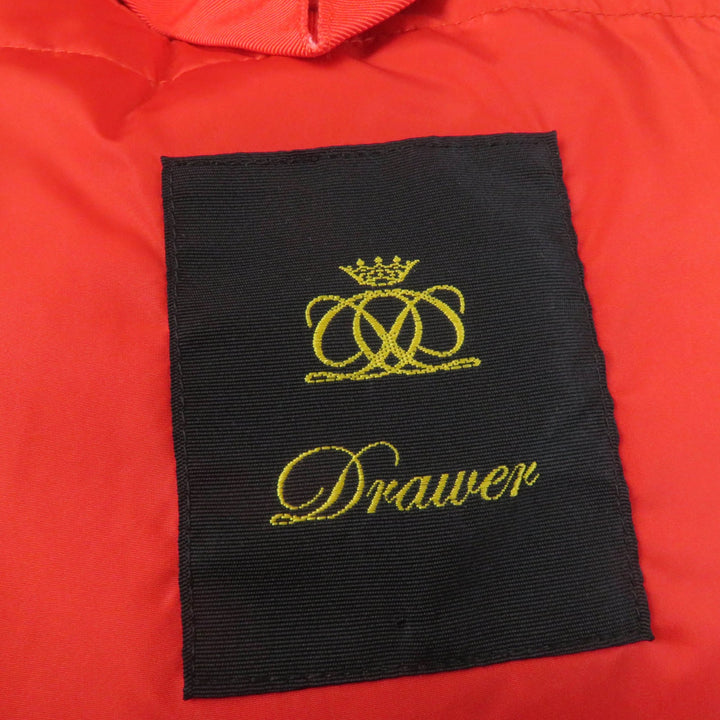 Pristine DRAWER down coat Leather logo patch pink Nylon Women F 6525-299-0788