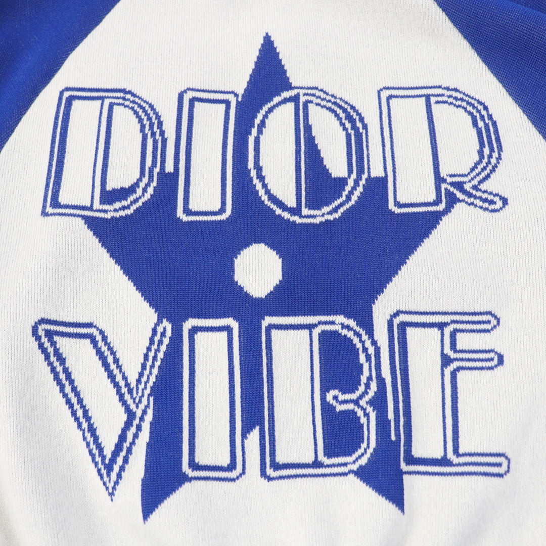 Pristine Christian Dior Jacket VIBE Cropped knit polyester Women 38 224V50AM110