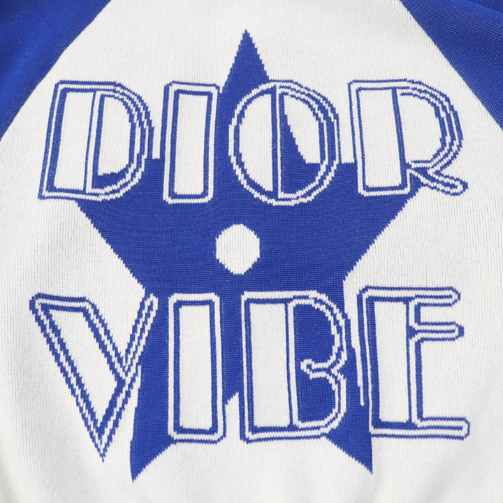 Pristine Christian Dior Jacket VIBE Cropped knit polyester Women 38 224V50AM110