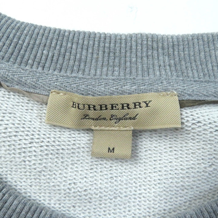 Excellent BURBERRY Tunic Crew neck long sleeve tunic sweatshirt dress Women M 4057511