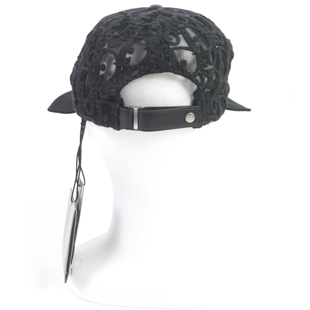 Pristine DIOR Other hats Oblique Docking Newsboy Hat Cap black cotton mens L