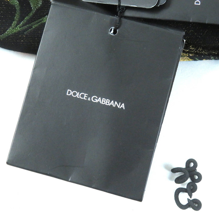 Pristine DOLCE&GABBANA jacket Black tag Black Gold Green Women 36