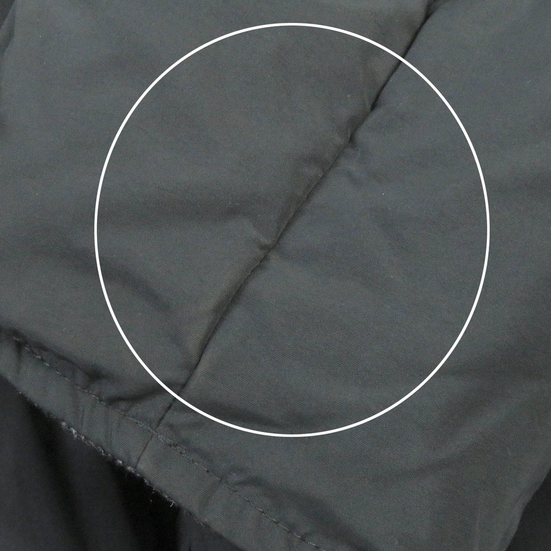Excellent HERMES Down jacket Herringbone Reversible gray cashmere mens 52