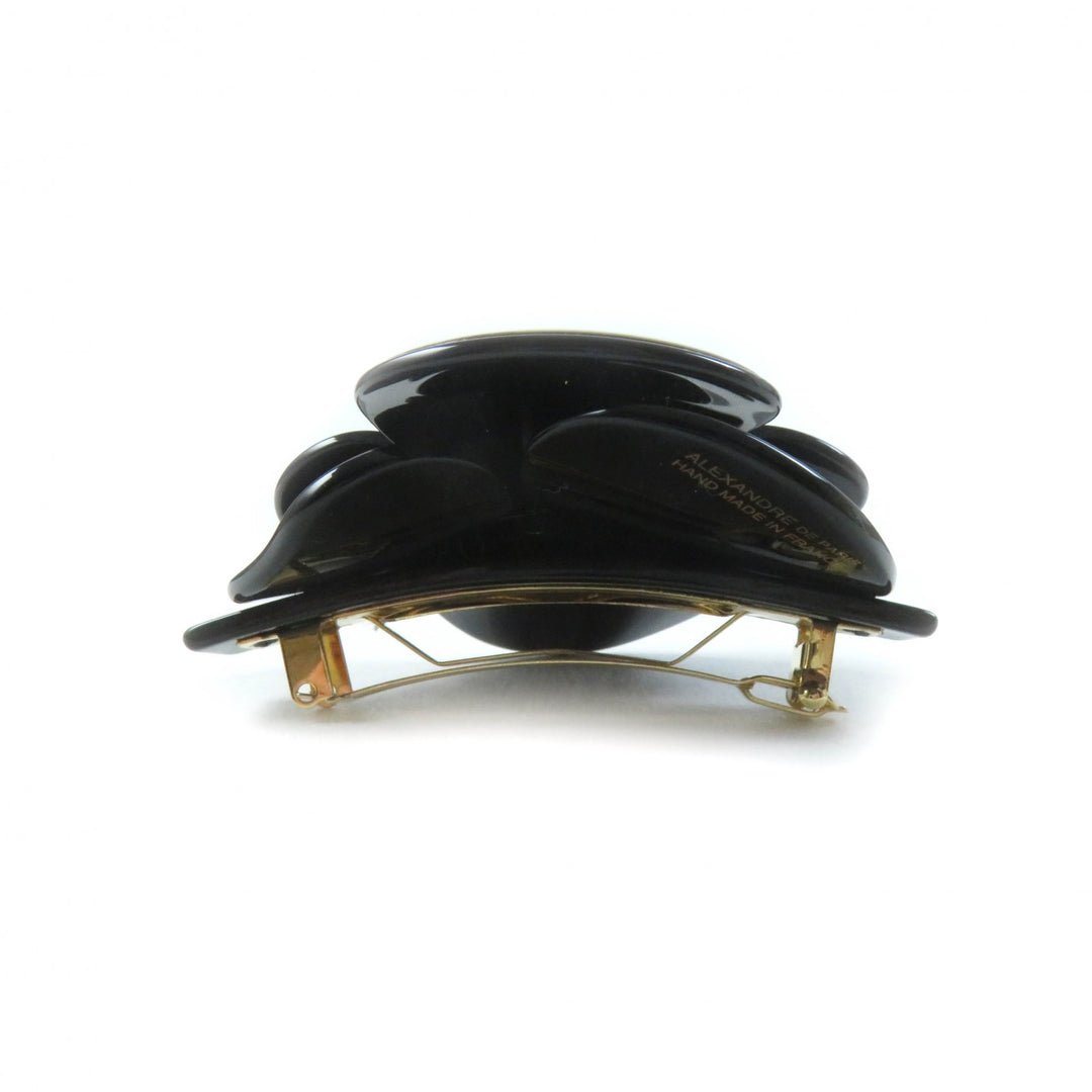 Excellent ALEXANDRE DE PARIS LISERAI Camellia barrette with Swarovski