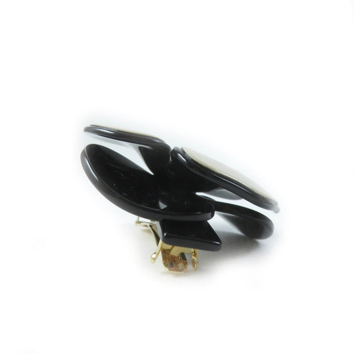 Excellent ALEXANDRE DE PARIS LISERAI Camellia barrette with Swarovski