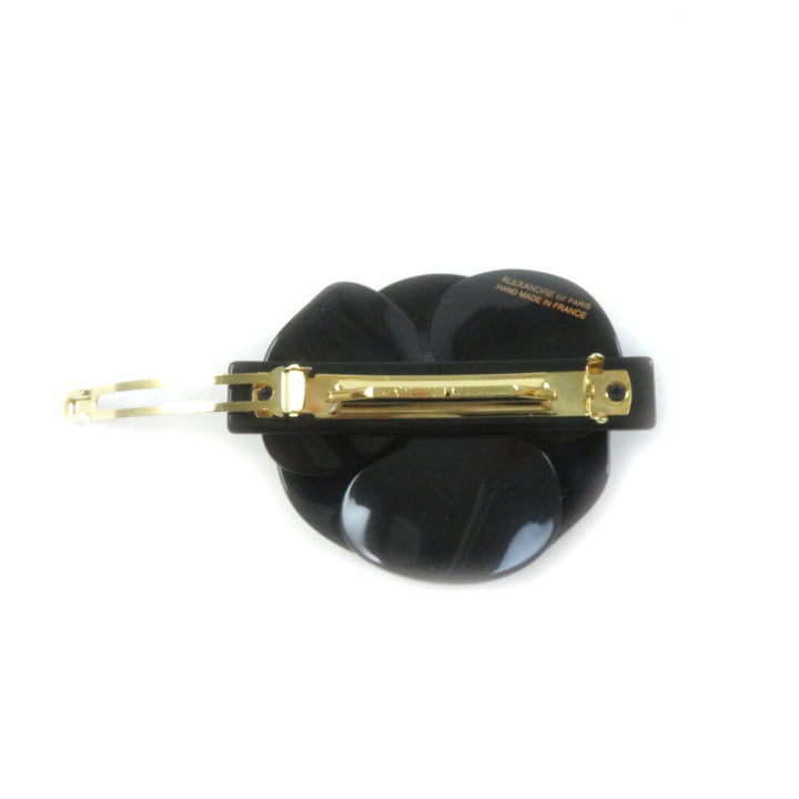 Excellent ALEXANDRE DE PARIS LISERAI Camellia barrette with Swarovski