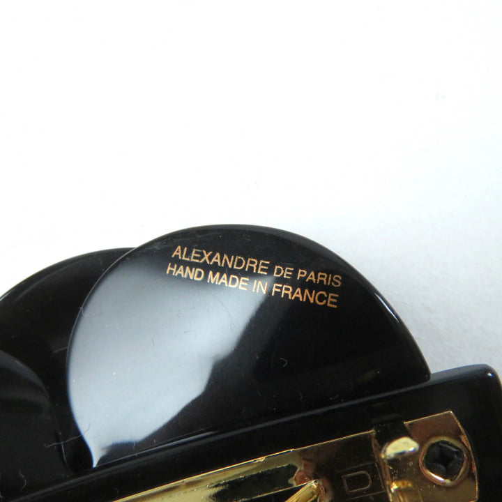Excellent ALEXANDRE DE PARIS LISERAI Camellia barrette with Swarovski