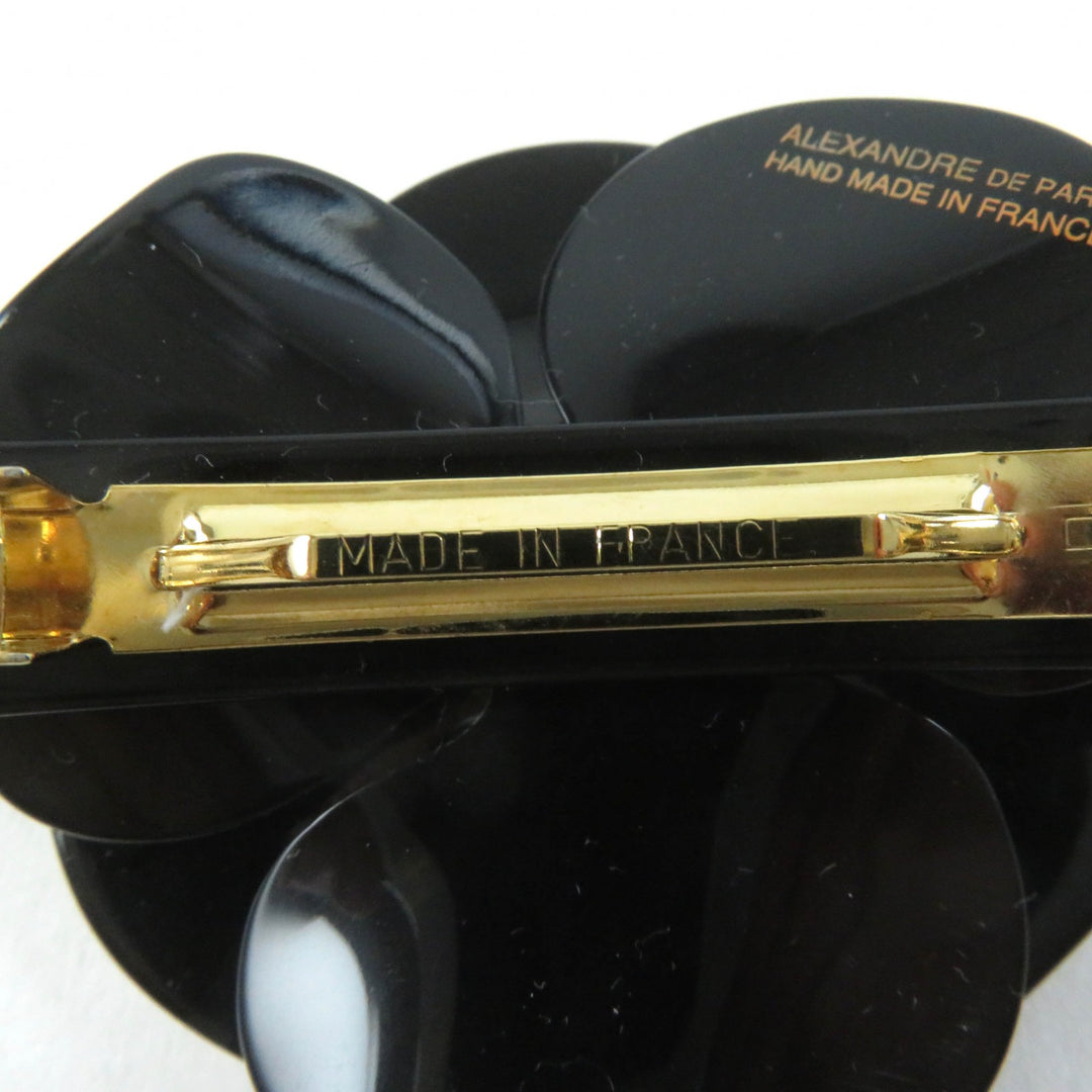 Excellent ALEXANDRE DE PARIS LISERAI Camellia barrette with Swarovski