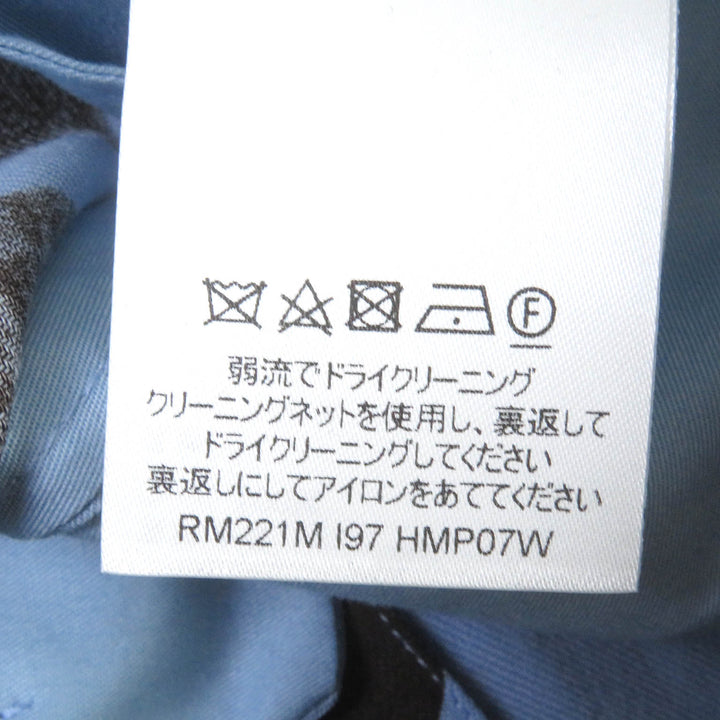 Pristine LOUIS VUITTON Shorts Monogram Flower Pleated Shorts Light blue wool