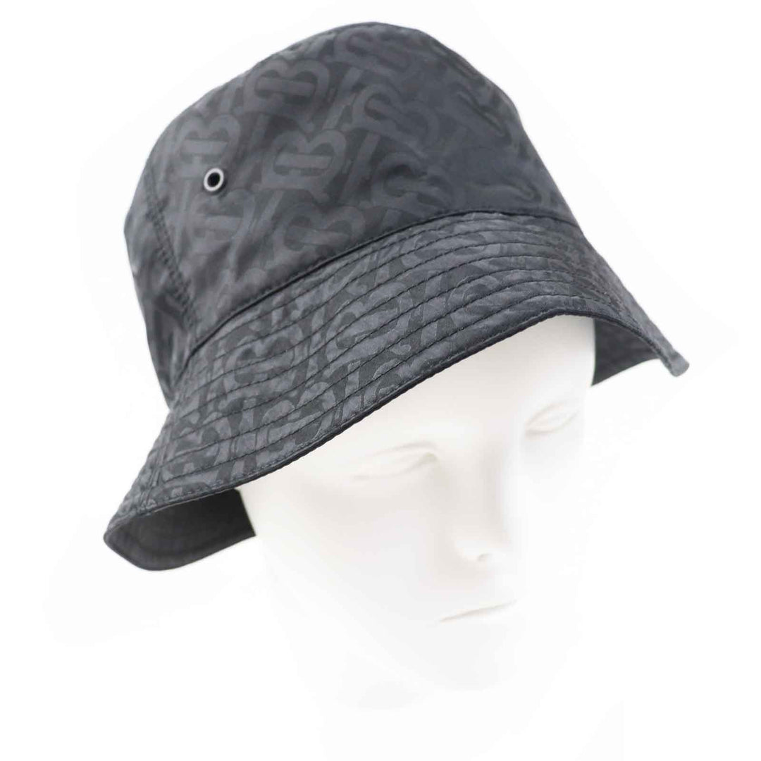 Excellent BURBERRY hat TB logo hat black Nylon Women S 8072726