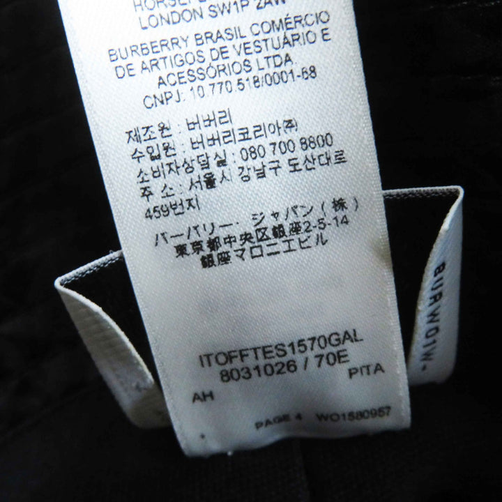 Excellent BURBERRY hat TB logo hat black Nylon Women S 8072726