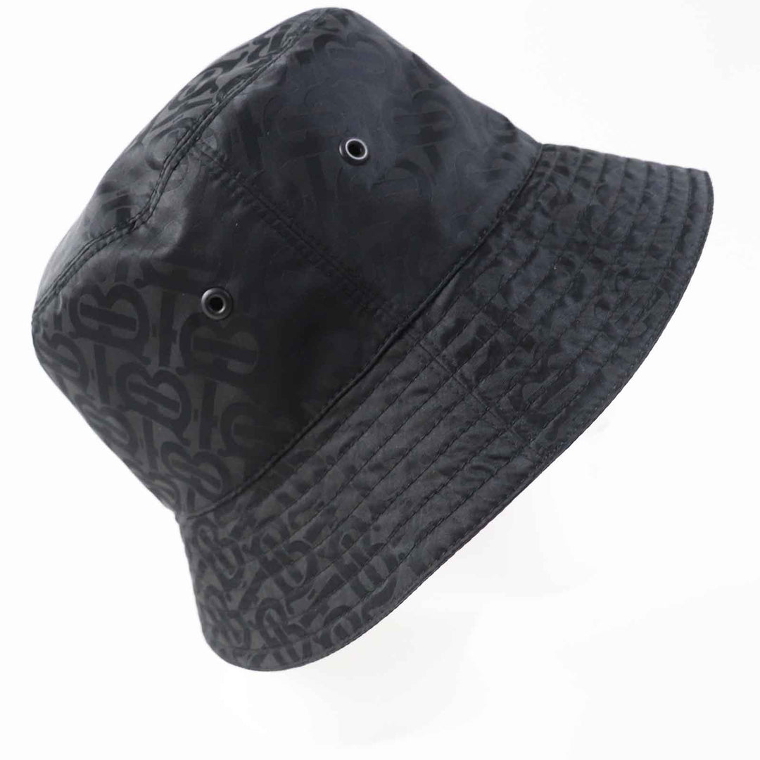 Excellent BURBERRY hat TB logo hat black Nylon Women S 8072726