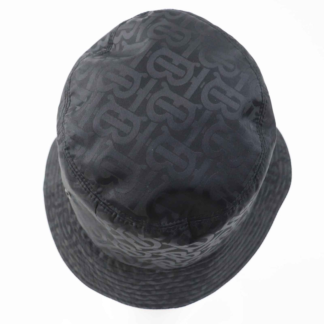 Excellent BURBERRY hat TB logo hat black Nylon Women S 8072726