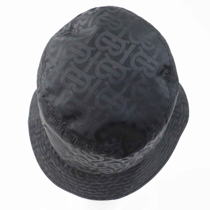 Excellent BURBERRY hat TB logo hat black Nylon Women S 8072726