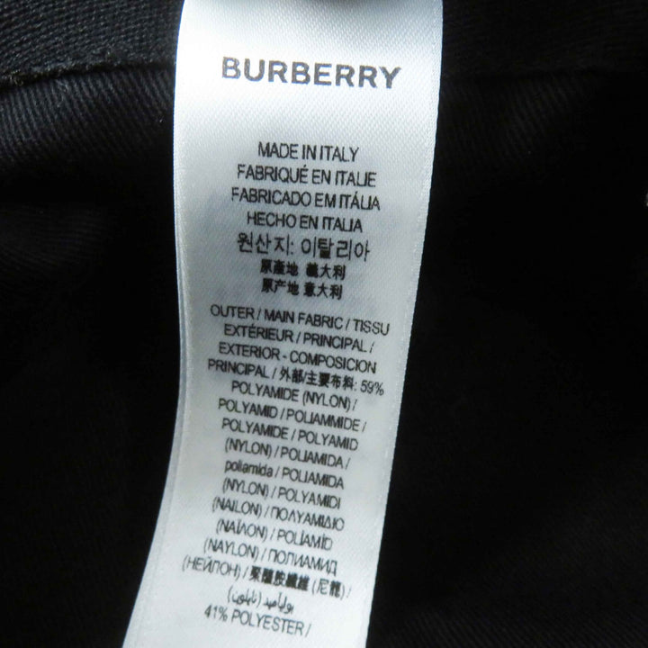 Excellent BURBERRY hat TB logo hat black Nylon Women S 8072726