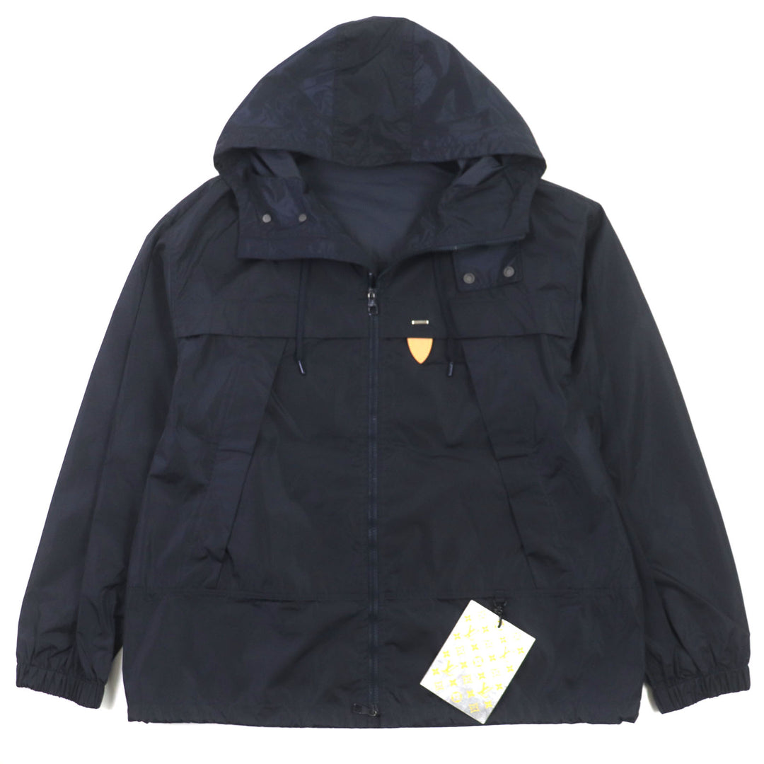 Great LOUIS VUITTON Mountain parka Nylon Rain Hoodie Blouson 50 1A5CWA