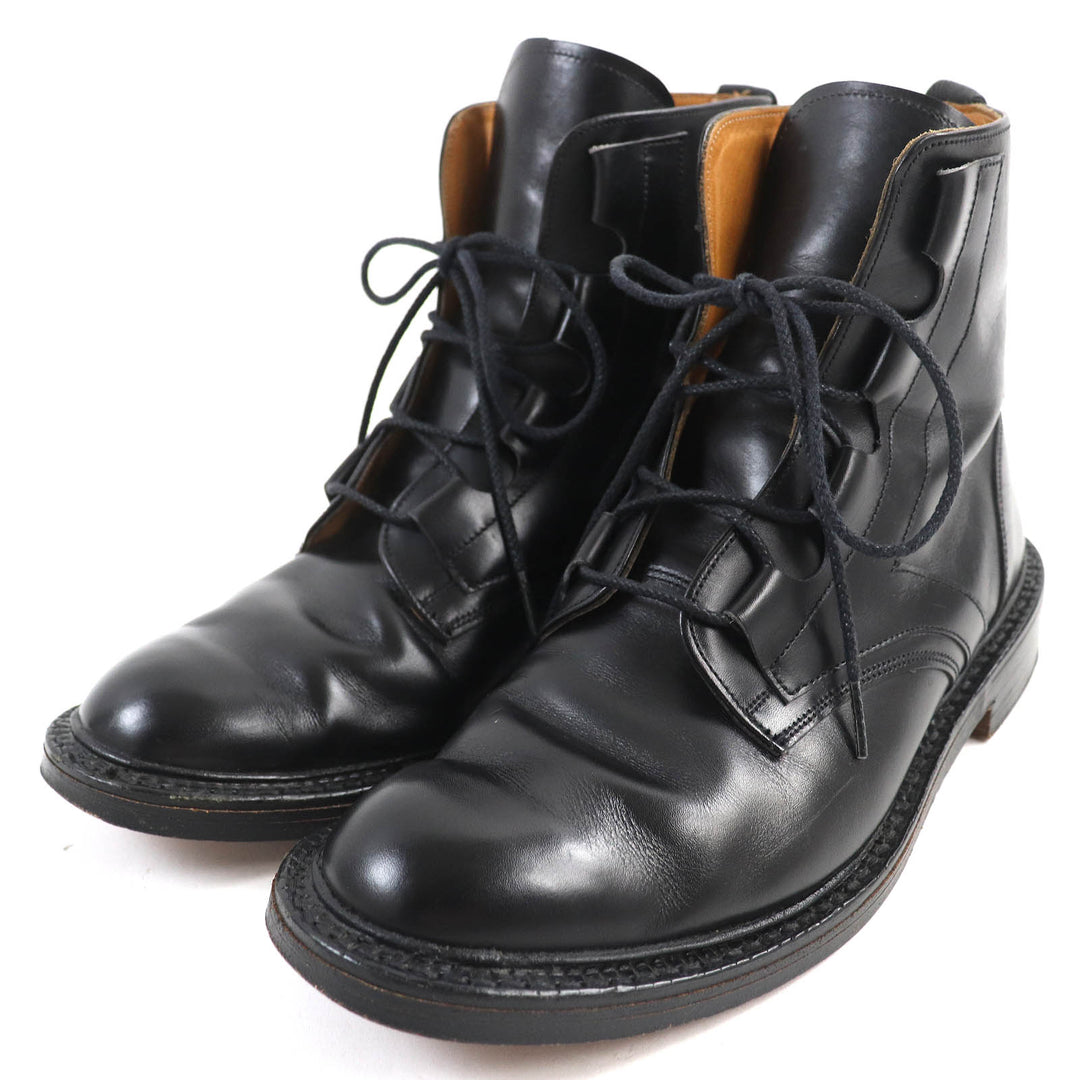 Great Tricker's boots Lace-up leather country boots ghillie black leather mens 8.5 M6253