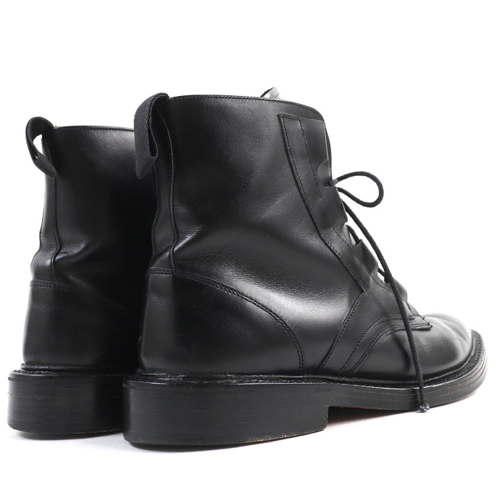 Great Tricker's boots Lace-up leather country boots ghillie black leather mens 8.5 M6253