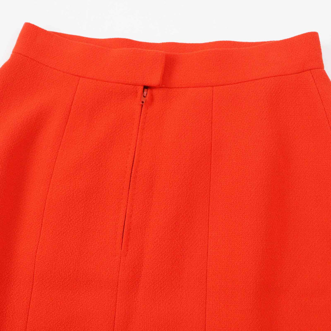 Excellent CHANEL setup COCO Mark button vermilion wool Women