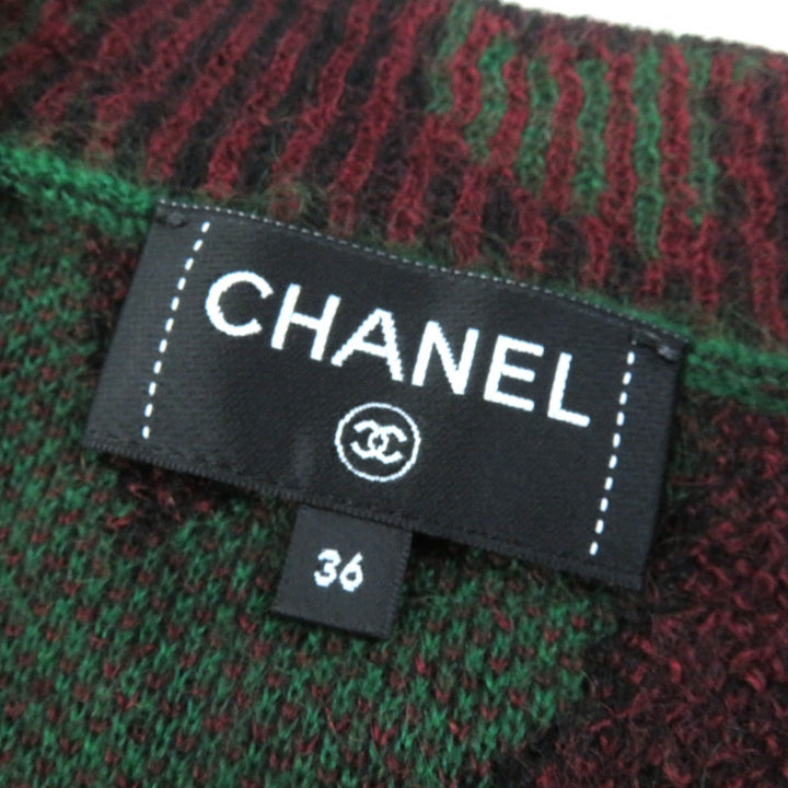 Discounted Pristine CHANEL two-piece set green cashmere Women P75362K10782 P75325K10782