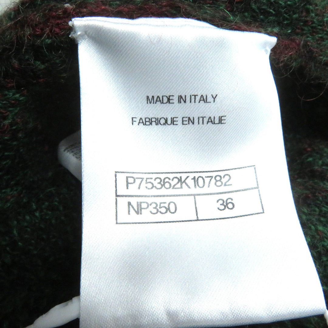 Discounted Pristine CHANEL two-piece set green cashmere Women P75362K10782 P75325K10782
