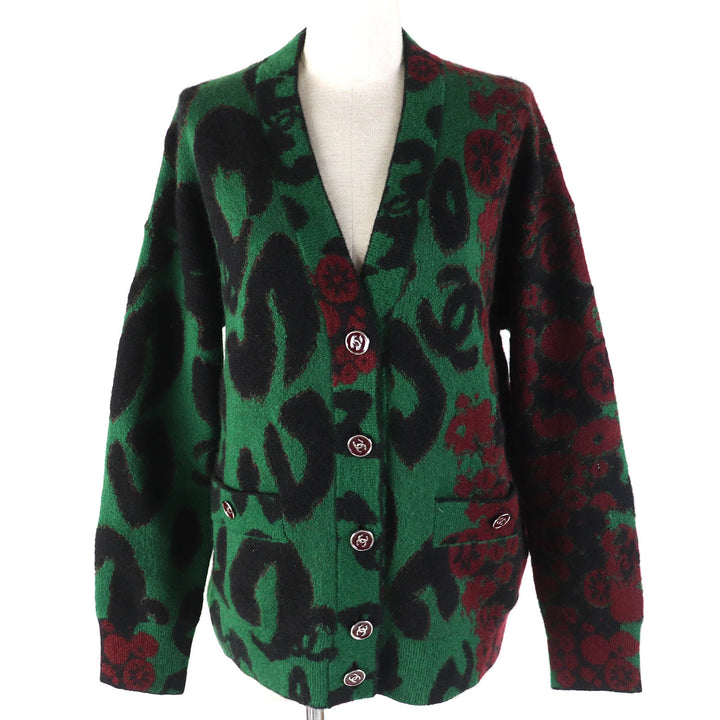 Discounted Pristine CHANEL two-piece set green cashmere Women P75362K10782 P75325K10782