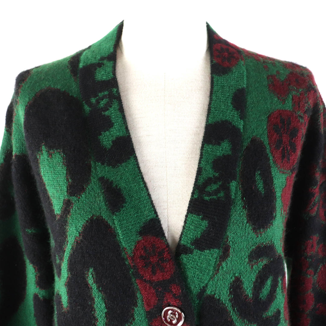 Discounted Pristine CHANEL two-piece set green cashmere Women P75362K10782 P75325K10782