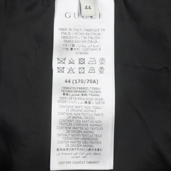 Great GUCCI Shorts GG pattern floral shorts Black pink silk mens 44 624399