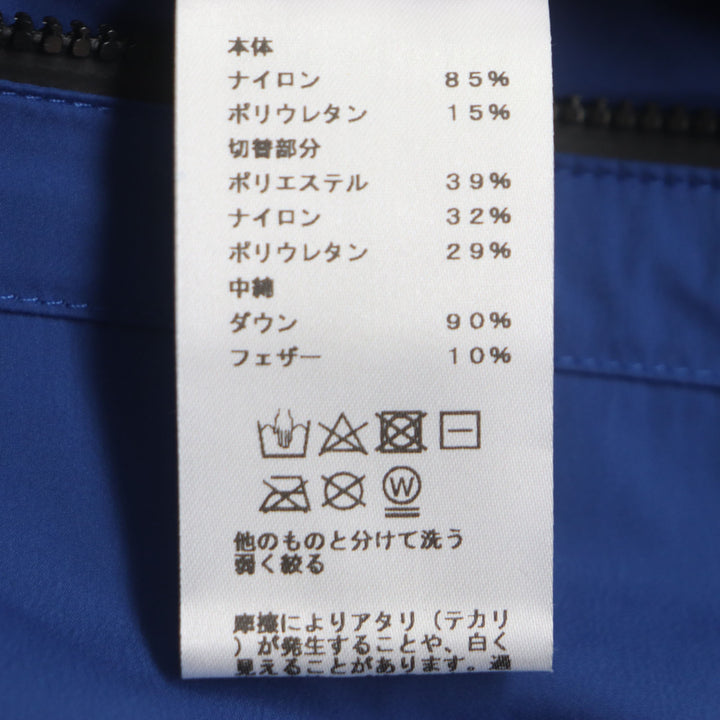 Great HERMES Down vest Zip up Blue navy Nylon mens S