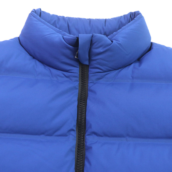 Great HERMES Down vest Zip up Blue navy Nylon mens S